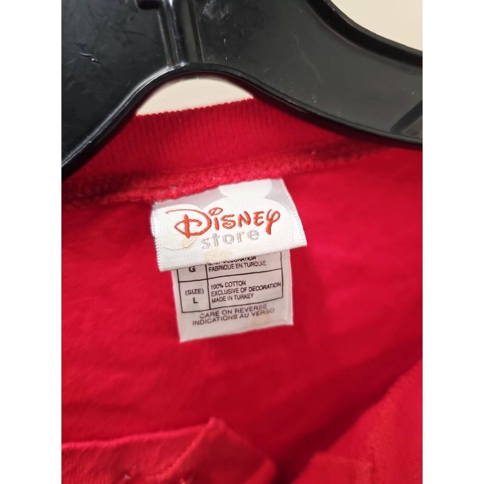 Disney VINTAGE Disney Goofy Christmas Henley Long Sleeve Shirt Unisex Adults L Red 1990s Mens Womens Boys Girls Size US L / EU 52-54 / 3 - 3 Thumbnail