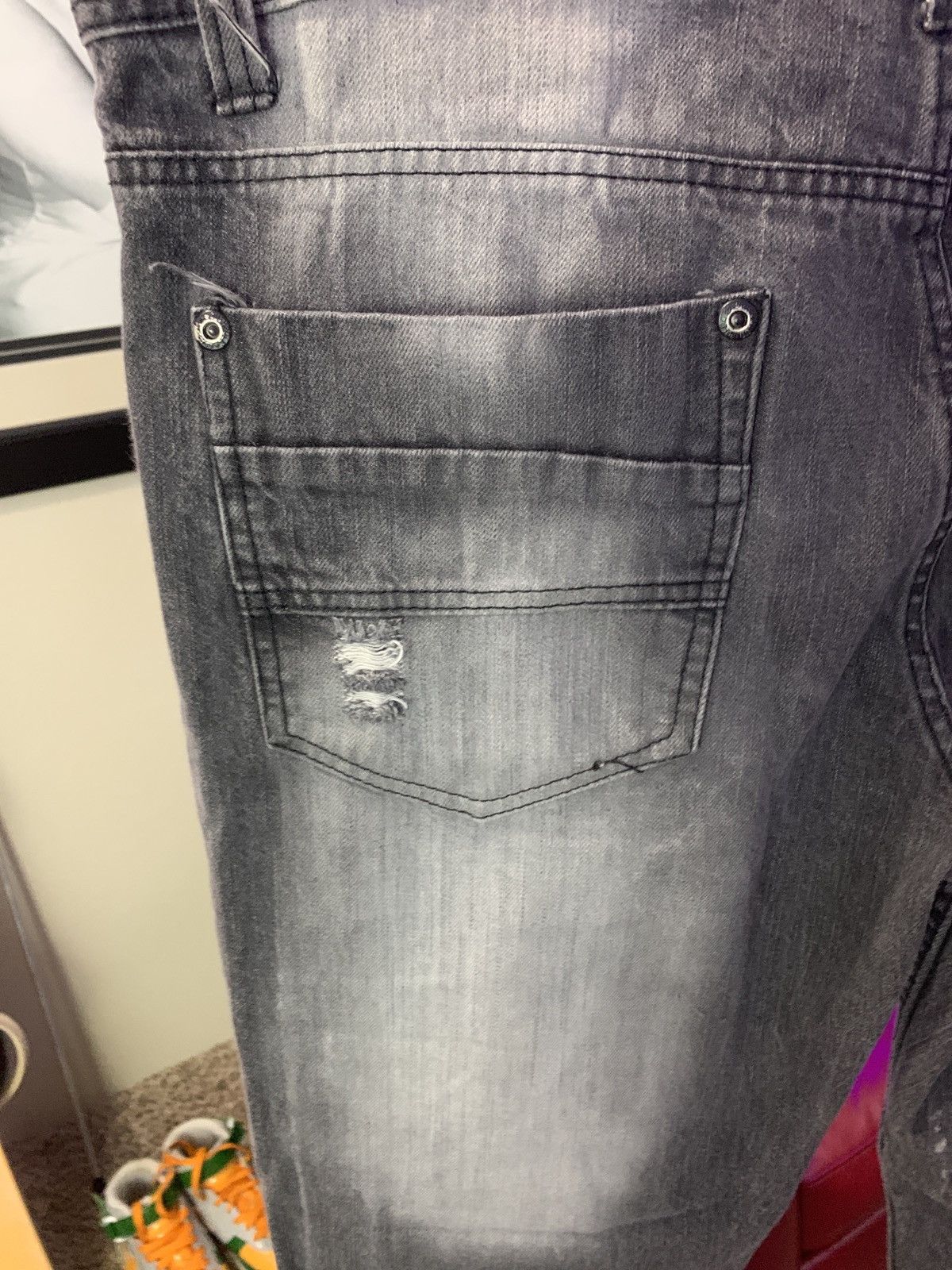 Southpole Vintage Southpole Mens Distressed Denim Jeans Size US 36 / EU 52 - 6 Thumbnail
