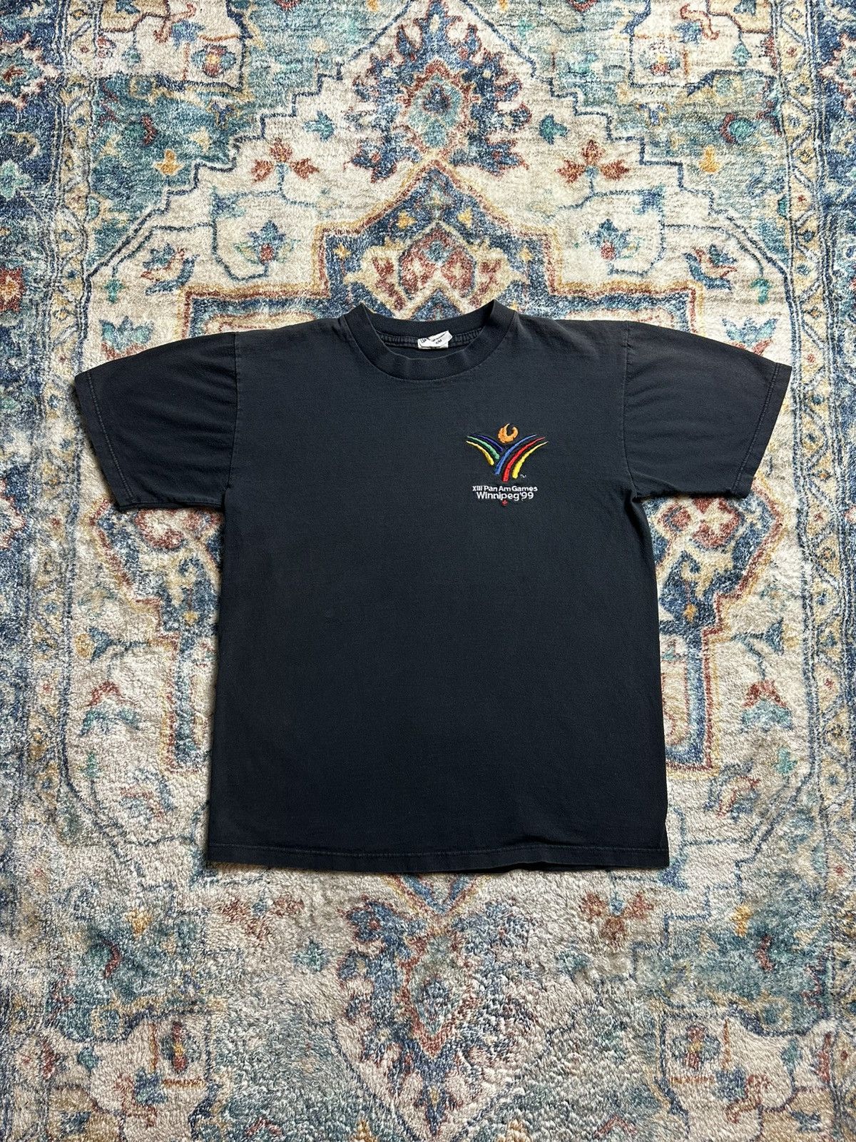 Vintage Vintage Pan Am Games Winnipeg Logo T-shirt Medium Size US M / EU 48-50 / 2 - 1 Thumbnail