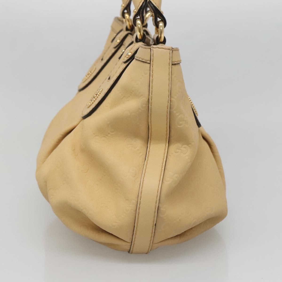 Gucci GUCCI GG Canvas Guccissima Tote Bag Leather Beige Gold Size ONE SIZE - 5 Thumbnail
