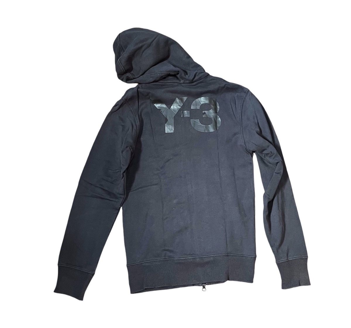 Yohji yamamoto y-3 logo zip hoodie