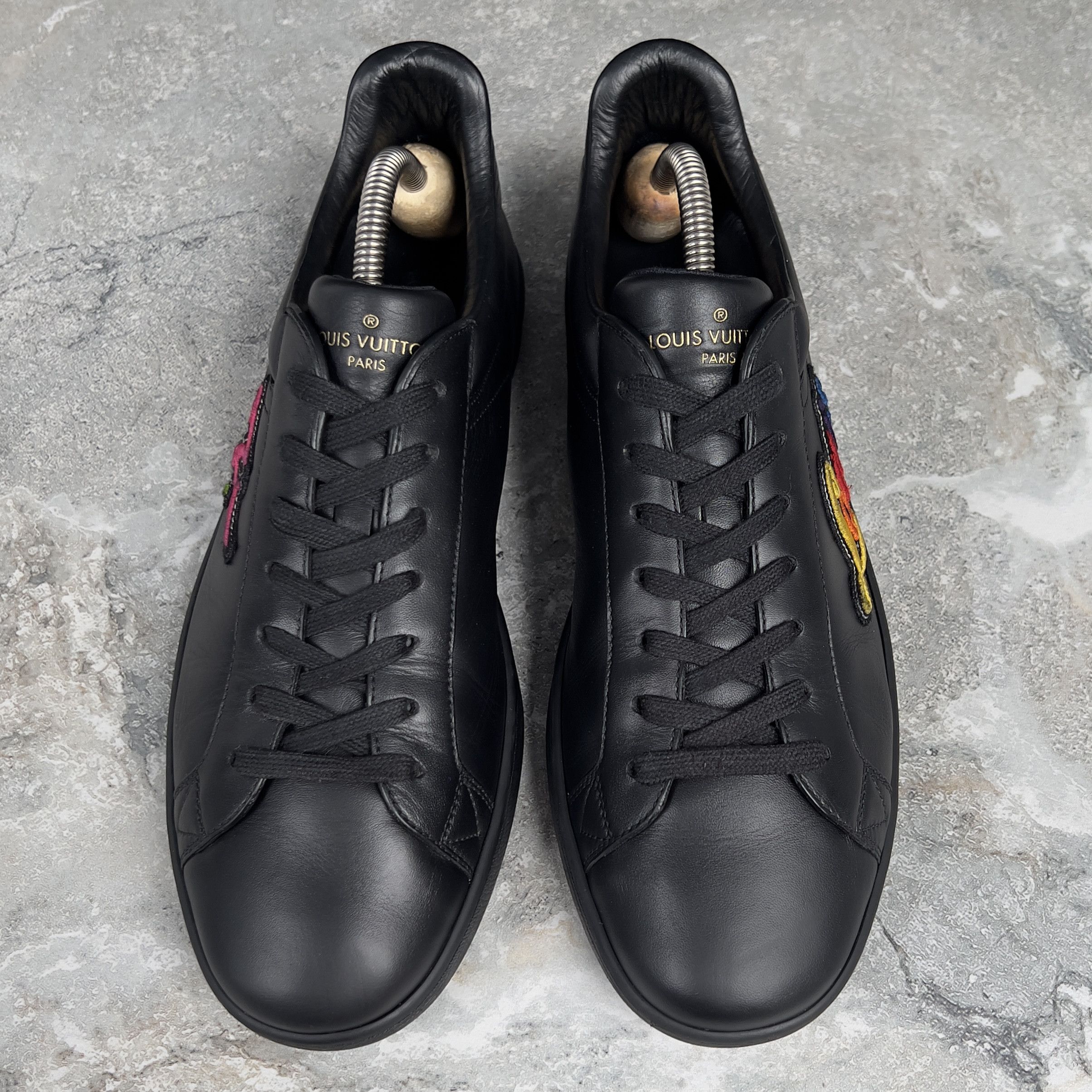 Louis Vuitton Louis Vuitton Luxembourg Sneaker Embroidered Leather Size US 8 / EU 41 - 5 Thumbnail