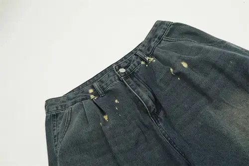 Jean Men's American street style multi-pocket cargo jeans Size US 32 / EU 48 - 4 Thumbnail