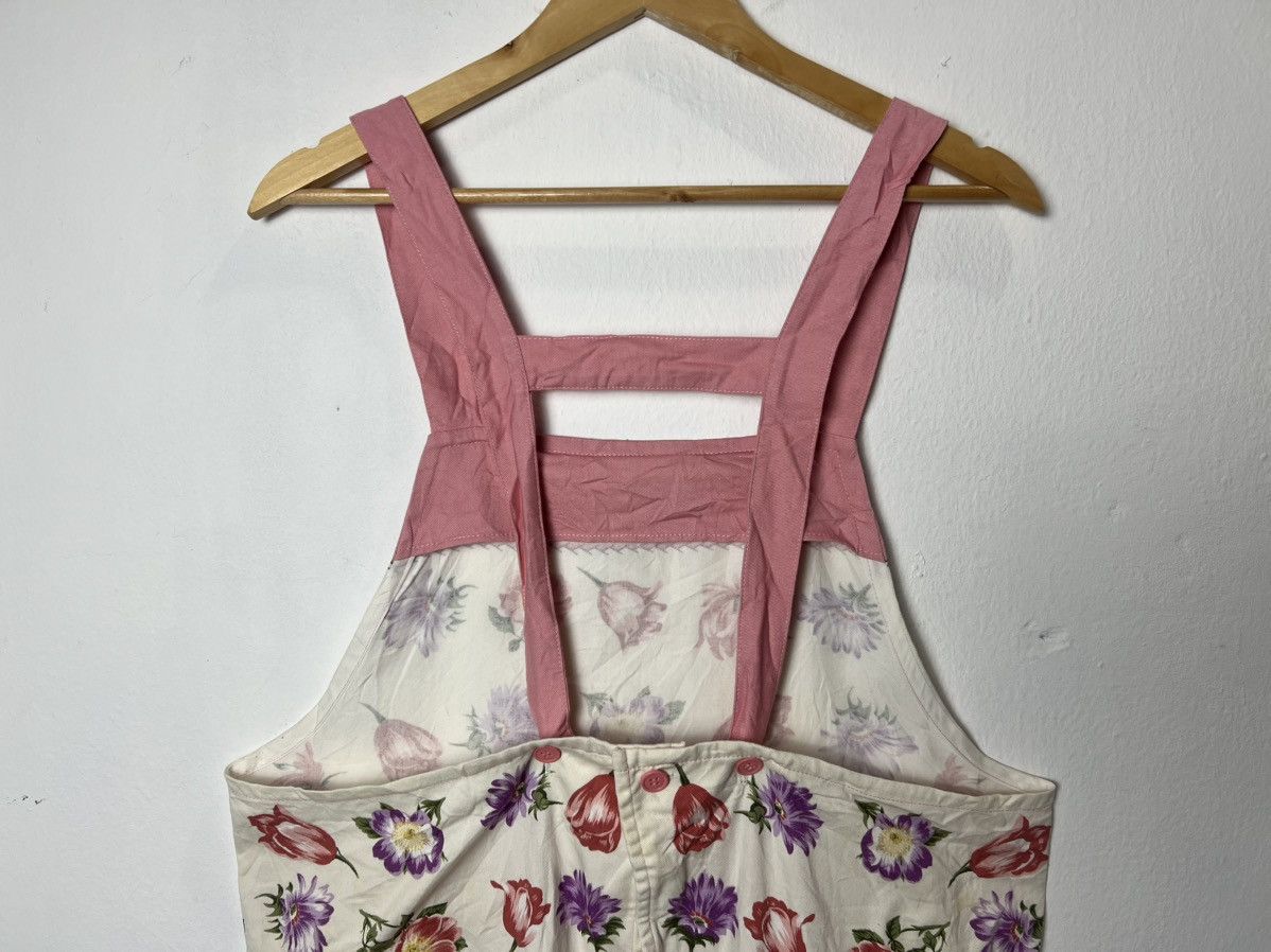 Mario Valentino Mario Valentino Vibrant Floral Pattern Apron Size ONE SIZE - 6 Thumbnail