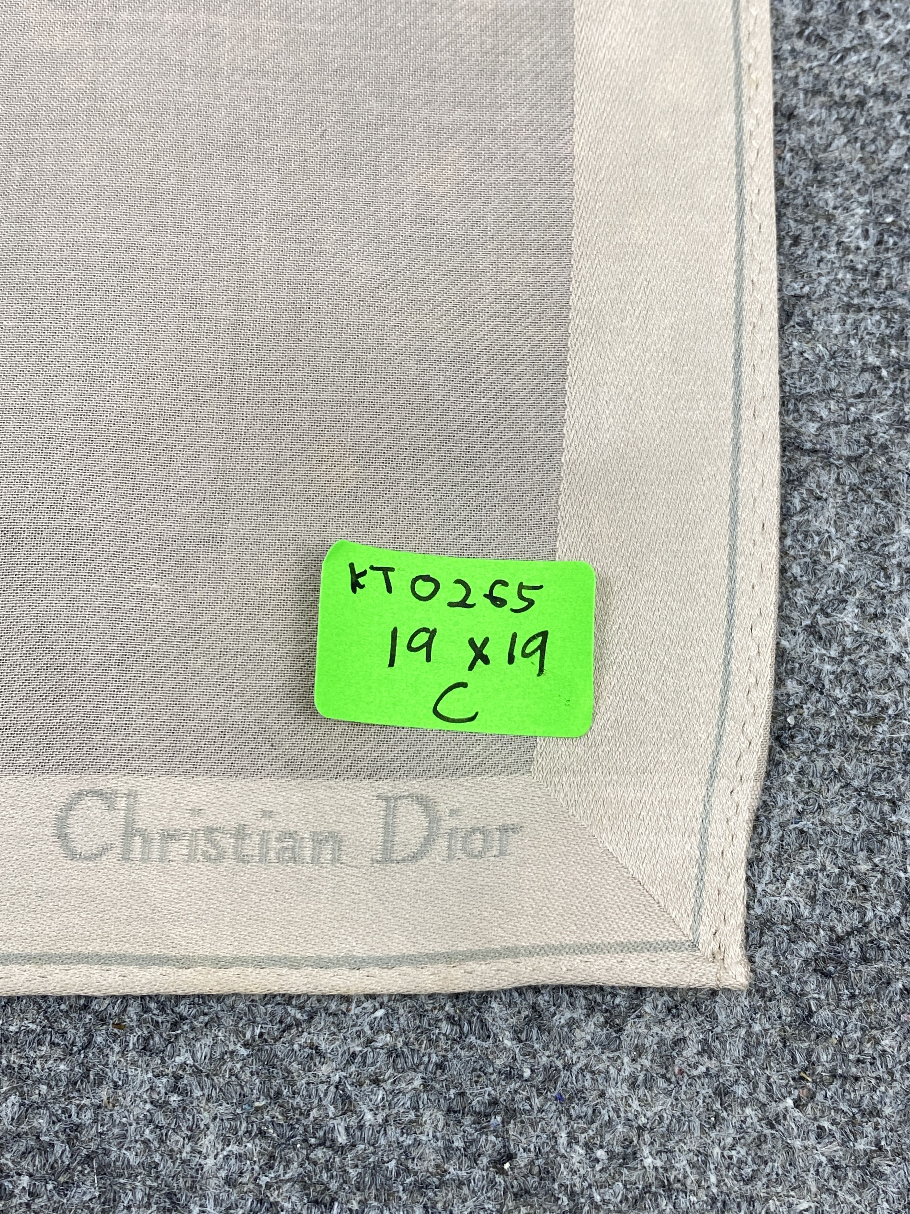 Christian Dior Monsieur Christian Dior Handkerchief / Neckerchief KT0265 Size ONE SIZE - 8 Thumbnail