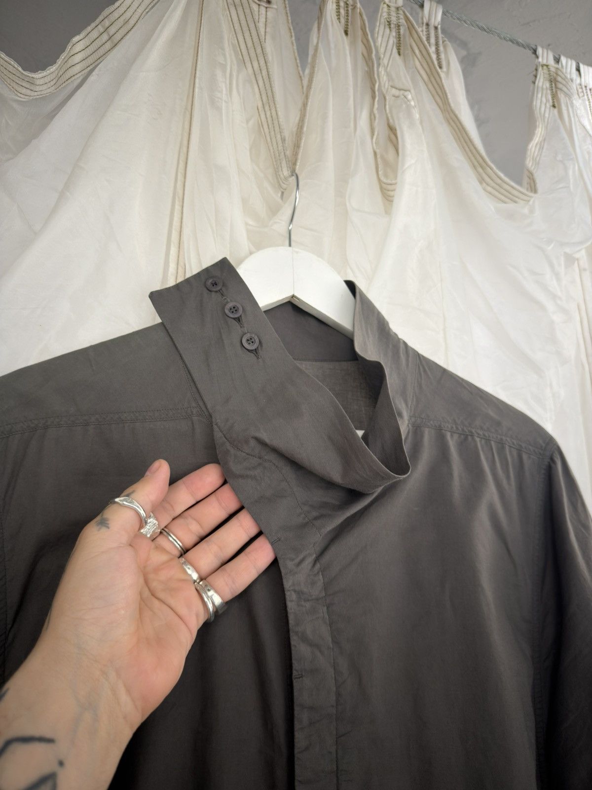 Rick Owens Rick owens cyclops ss16 archive linen shirt Size US L / EU 52-54 / 3 - 3 Thumbnail