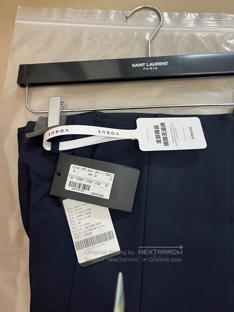 Saint Laurent Paris Saint Laurent Paris Slacks Size US 28 / EU 44 - 9 Thumbnail