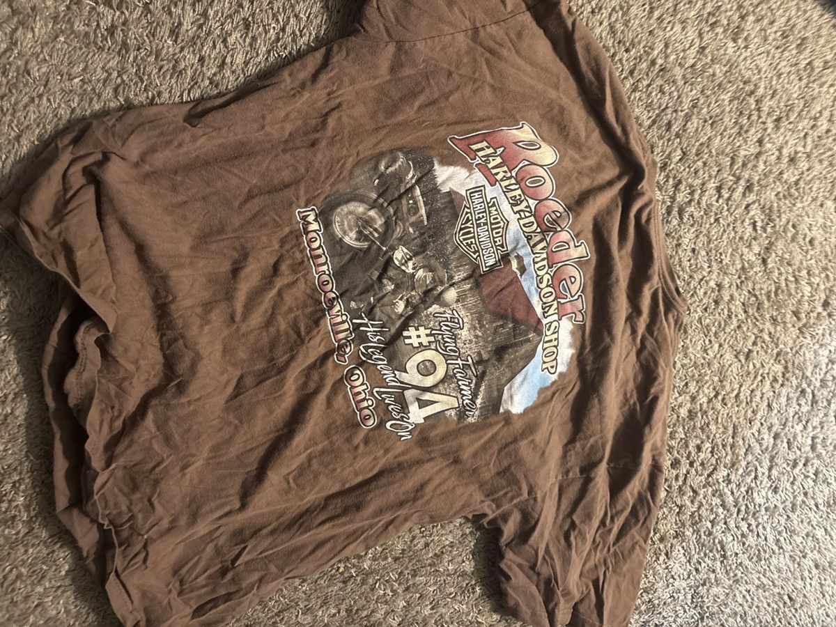 Harley Davidson × Vintage Vintage Harley Davison shirt Size US XL / EU 56 / 4 - 2 Thumbnail