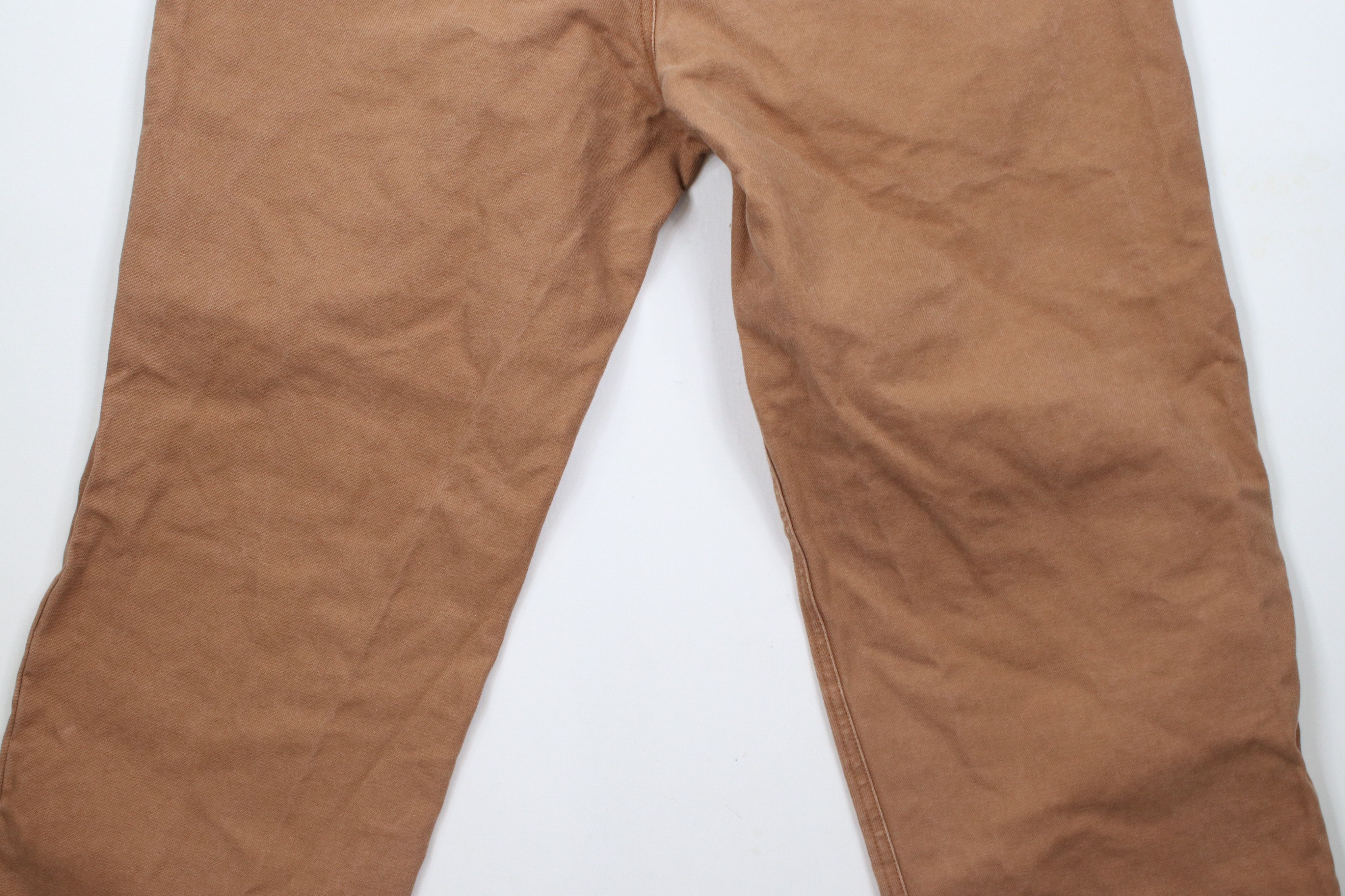 Cabelas × Vintage Vintage 90s Cabelas Canvas Workwear Pants Duck Brown Cotton Size US 32 / EU 48 - 13 Thumbnail