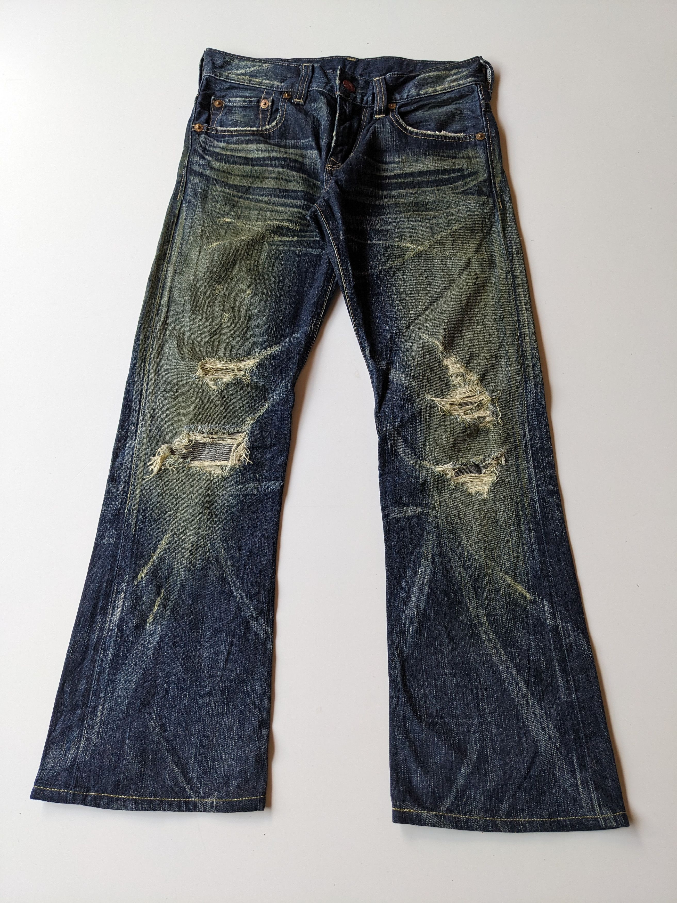Edwin EDWIN Blue Trip 503 Flare clawmark jeans Size US 30 / EU 46 - 1 Thumbnail