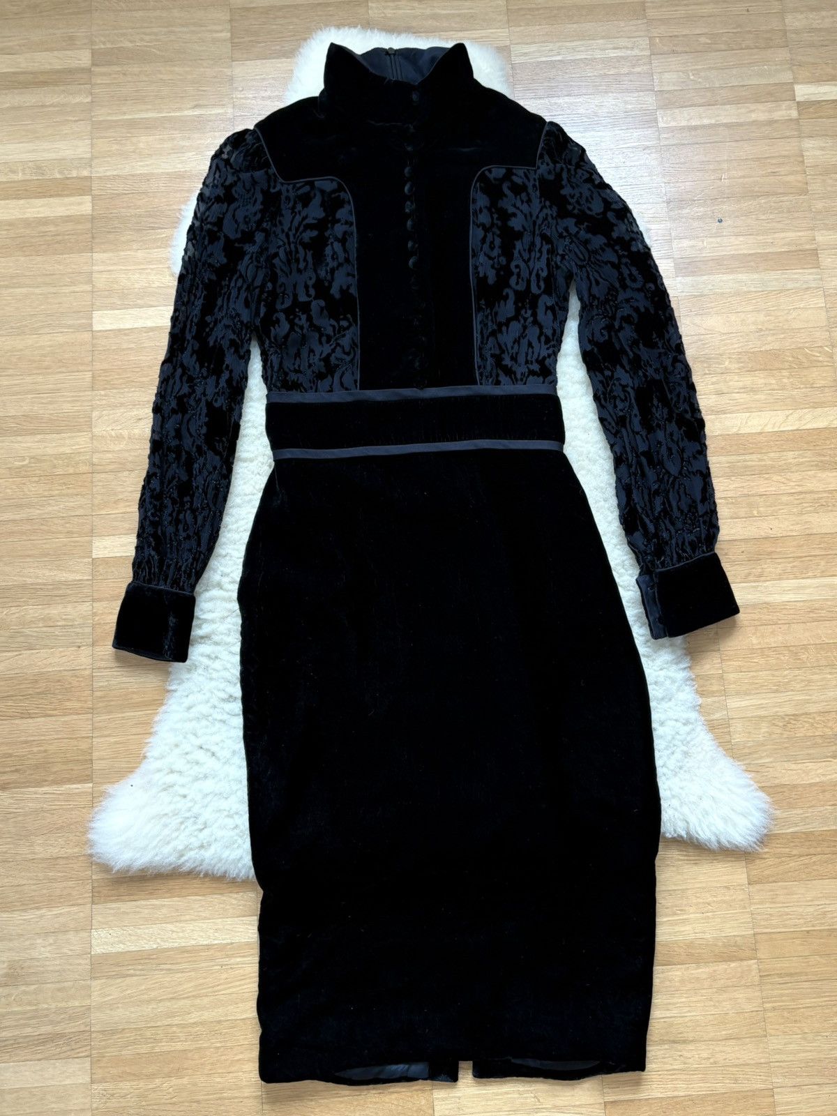Gucci Gucci 2012 velvet lace dress, Frida ers. IT 36/ xs. Size XS / US 0-2 / IT 36-38 - 1 Thumbnail