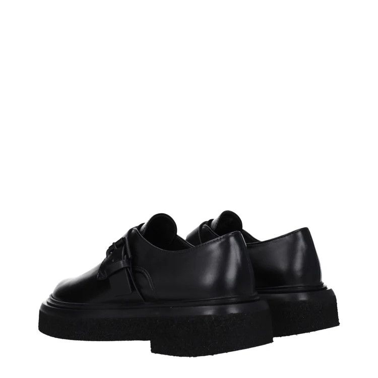 Max Mara ob1o1e1124 Leather Lace Up Monkstrap in Black Size US 9.5 / IT 39.5 - 4 Thumbnail