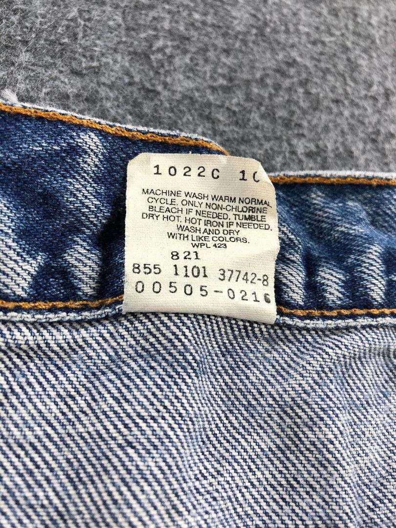 Levi's Vintage 90s Light Wash Levis 505 Jeans-JM682 Size US 32 / EU 48 - 10 Thumbnail