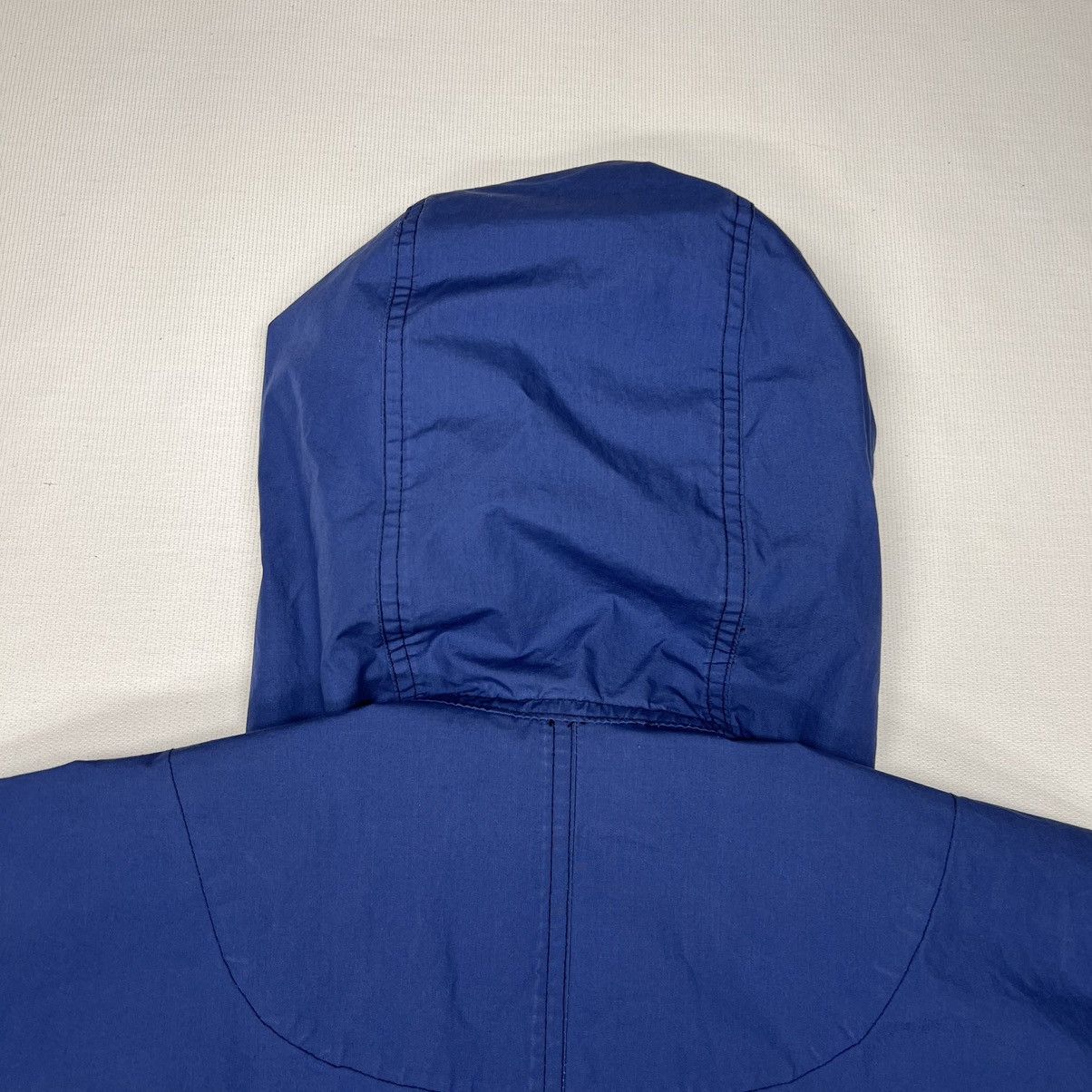 London Fog × Vintage VTG London Fog Jacket Blue Pocket Hood Zip Long Coat Towne Size US L / EU 52-54 / 3 - 15 Thumbnail