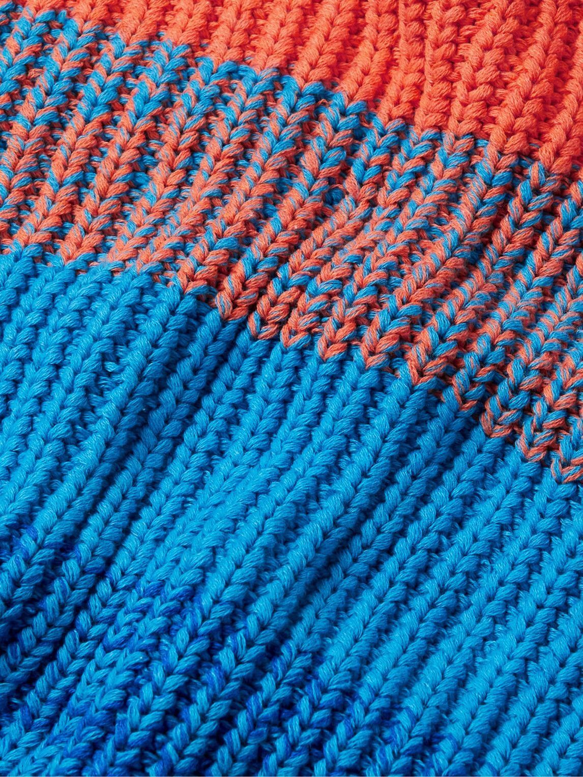 Camp High Sunset Striped Cotton Sweater