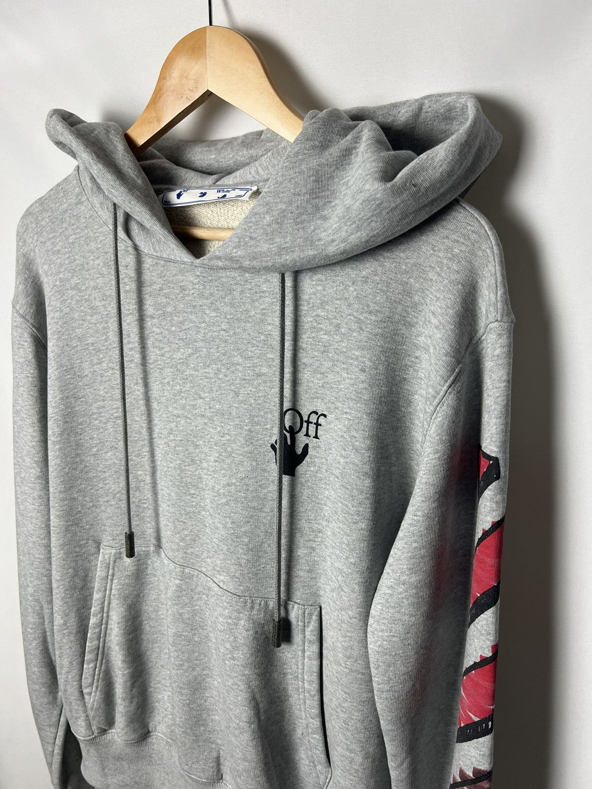 Off-White Off-white gray hoodie Size US M / EU 48-50 / 2 - 2 Thumbnail
