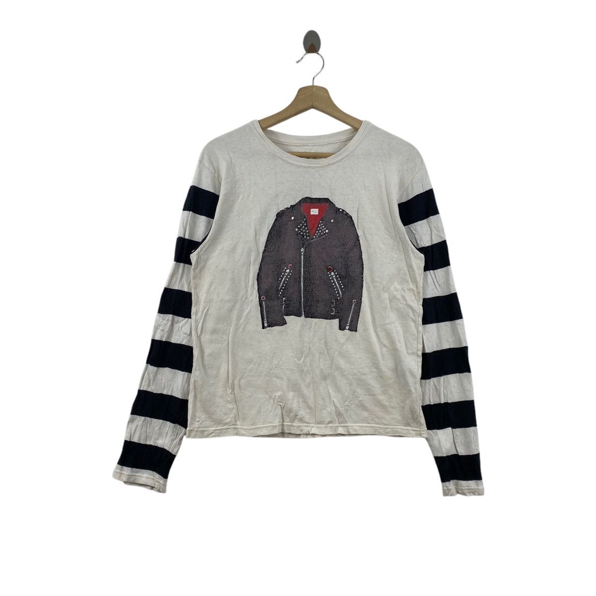 Japanese Brand × Kapital Kountry KAPITAL KOUNTRY Japanese Brand Ivory Double Collar Stripes Size US M / EU 48-50 / 2 - 1 Thumbnail