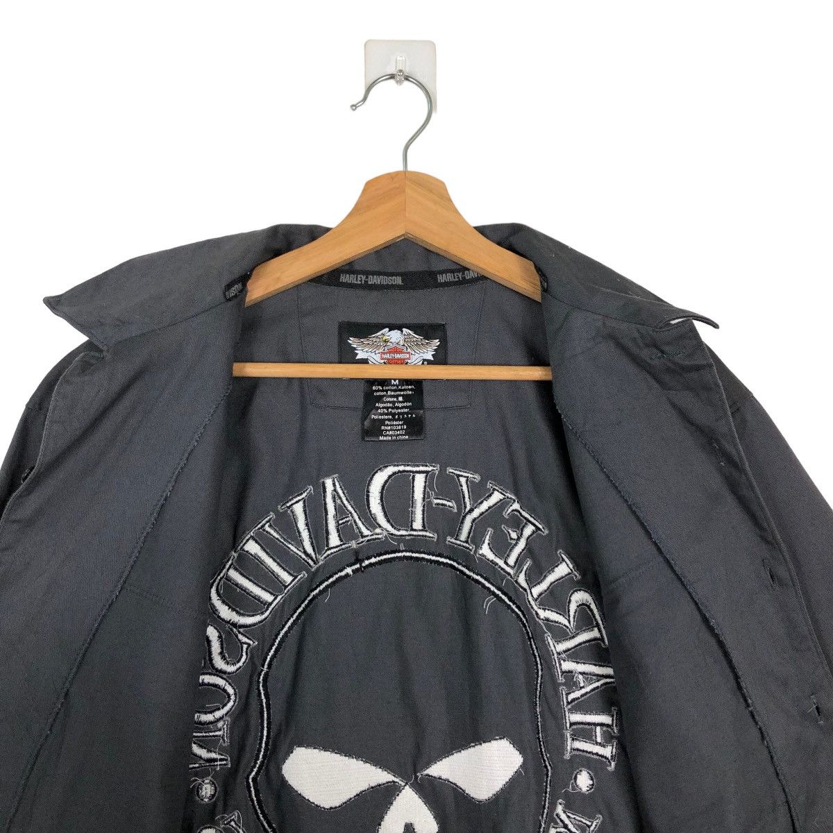 Harley Davidson VINTAGE SHIRTS HARLEY DAVIDSON SPELL OUT BIG LOGO UNIONMADE Size US M / EU 48-50 / 2 - 11 Thumbnail