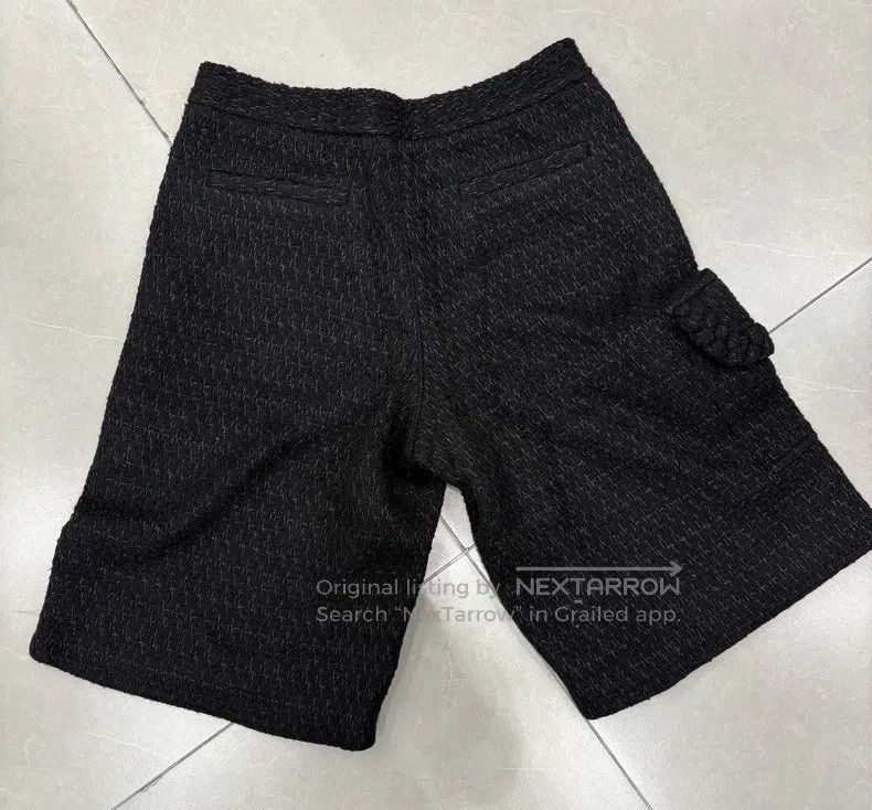 Valentino Valentino Men's Xiangfeng Black Braided Bright Thread Shor Size US 32 / EU 48 - 2 Thumbnail