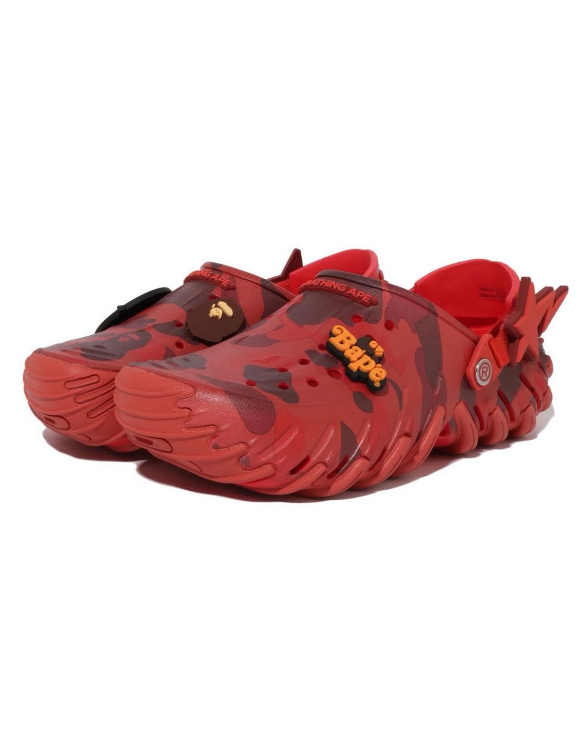 Bape × Crocs (US10) Bape x Crocs Red Echo Mens Size US 10 / EU 43 - 1 Thumbnail