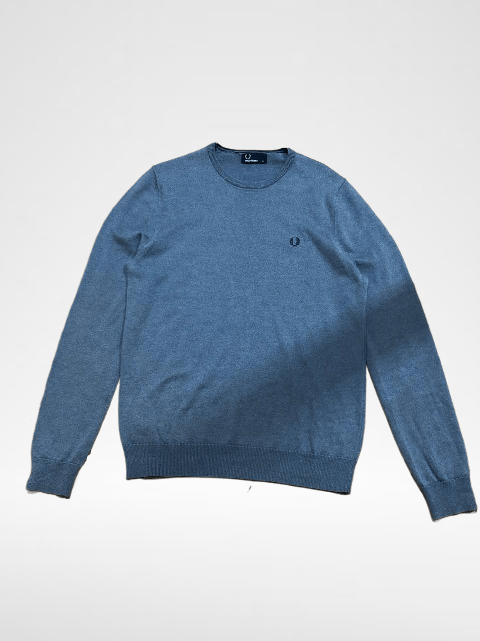 Fred Perry VINTAGE Gray Long Sleeve Y2K Logo Fred Perry Size US M / EU 48-50 / 2 - 1 Thumbnail