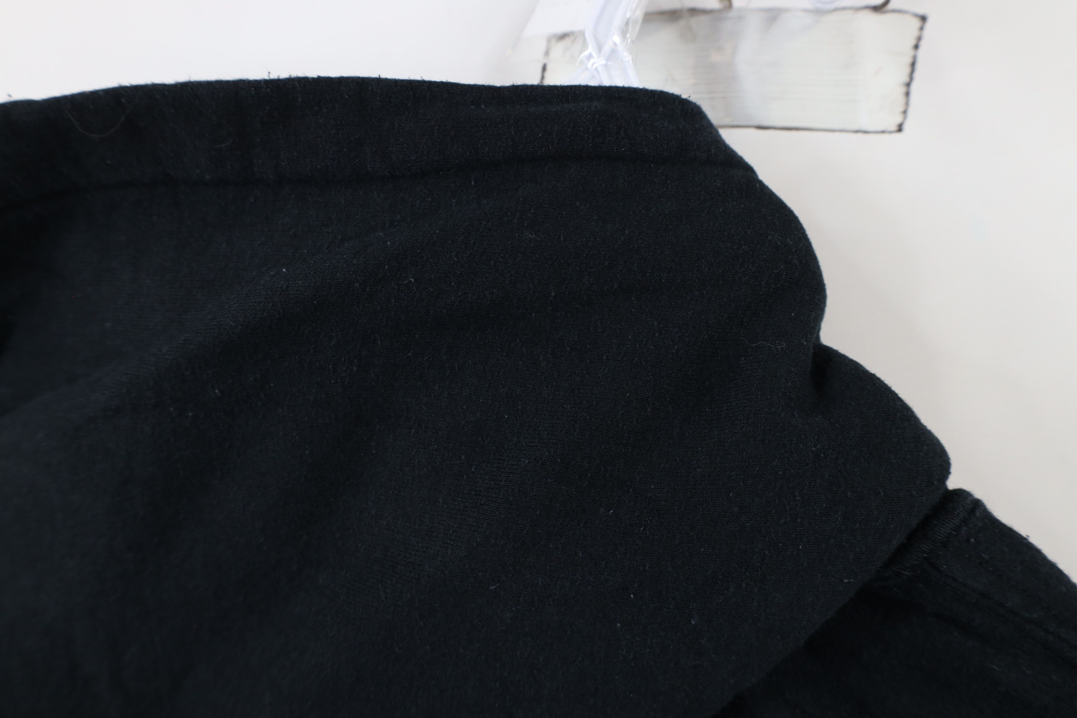 Vintage Vintage 90s Y2K Streetwear Blank Hoodie Sweatshirt Black Size US S / EU 44-46 / 1 - 9 Thumbnail