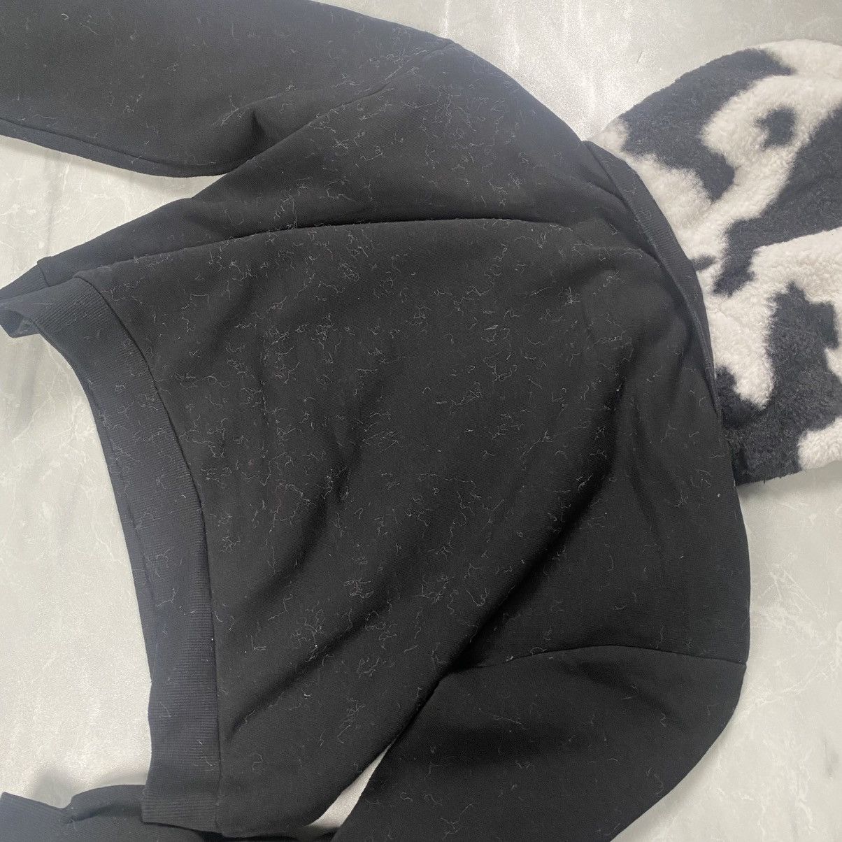 Japanese Brand Chip Clip Japan Brudnes Hooded Fur Crop Pullover Size M / US 6-8 / IT 42-44 - 6 Thumbnail