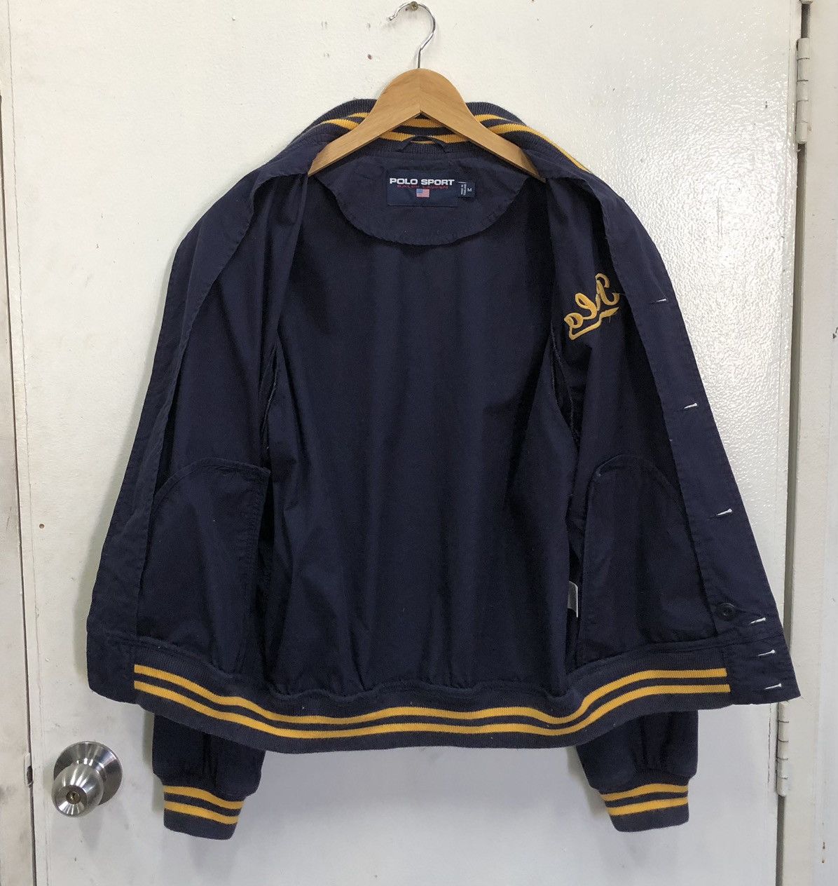 Polo Ralph Lauren VTG 90s POLO SPORT Ralph Lauren POLO Spell Out Bomber Jacket Size US M / EU 48-50 / 2 - 2 Thumbnail