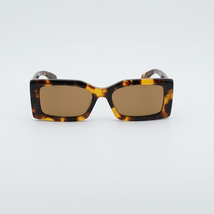 Stella McCartney Stella McCartney SC40065I 53E Sunglasses Havana Rectangle Size ONE SIZE - 6 Thumbnail