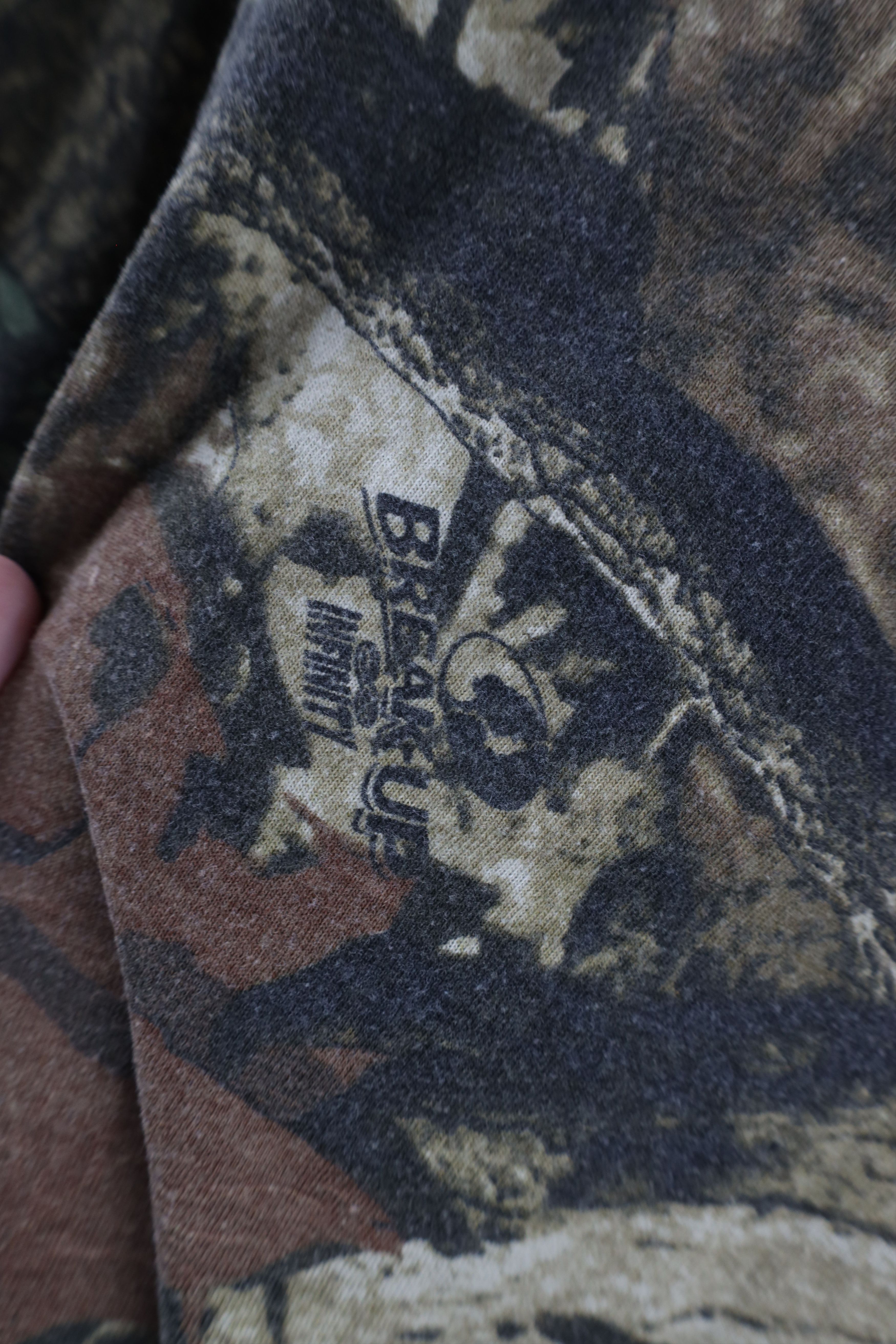 Mossy Oaks × Vintage Vintage Mossy Oak Camouflage Long Sleeve T-Shirt Cotton Size US XL / EU 56 / 4 - 6 Thumbnail