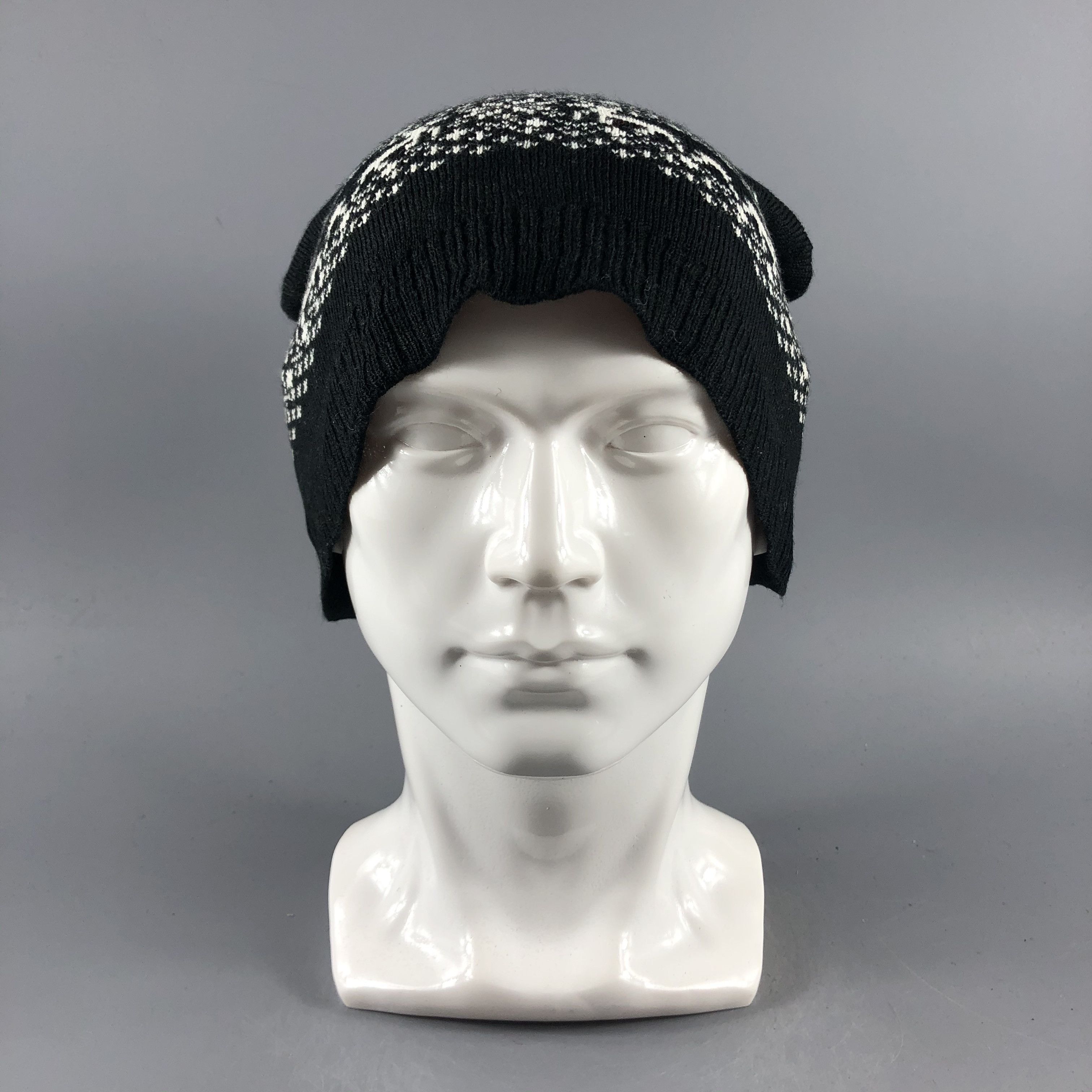 Other × Vintage Unknown Aran Isle Beanie Snow Hat Snow Cap -D148 Size ONE SIZE - 1 Thumbnail