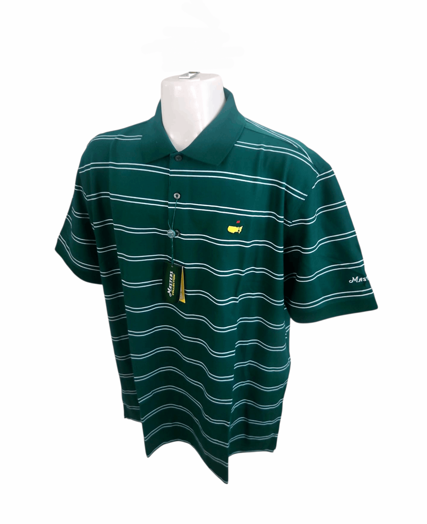 Designer × The Masters × Vintage Masters Tournament Vintage Golf Polo Green White Size XL Size US XL / EU 56 / 4 - 2 Thumbnail