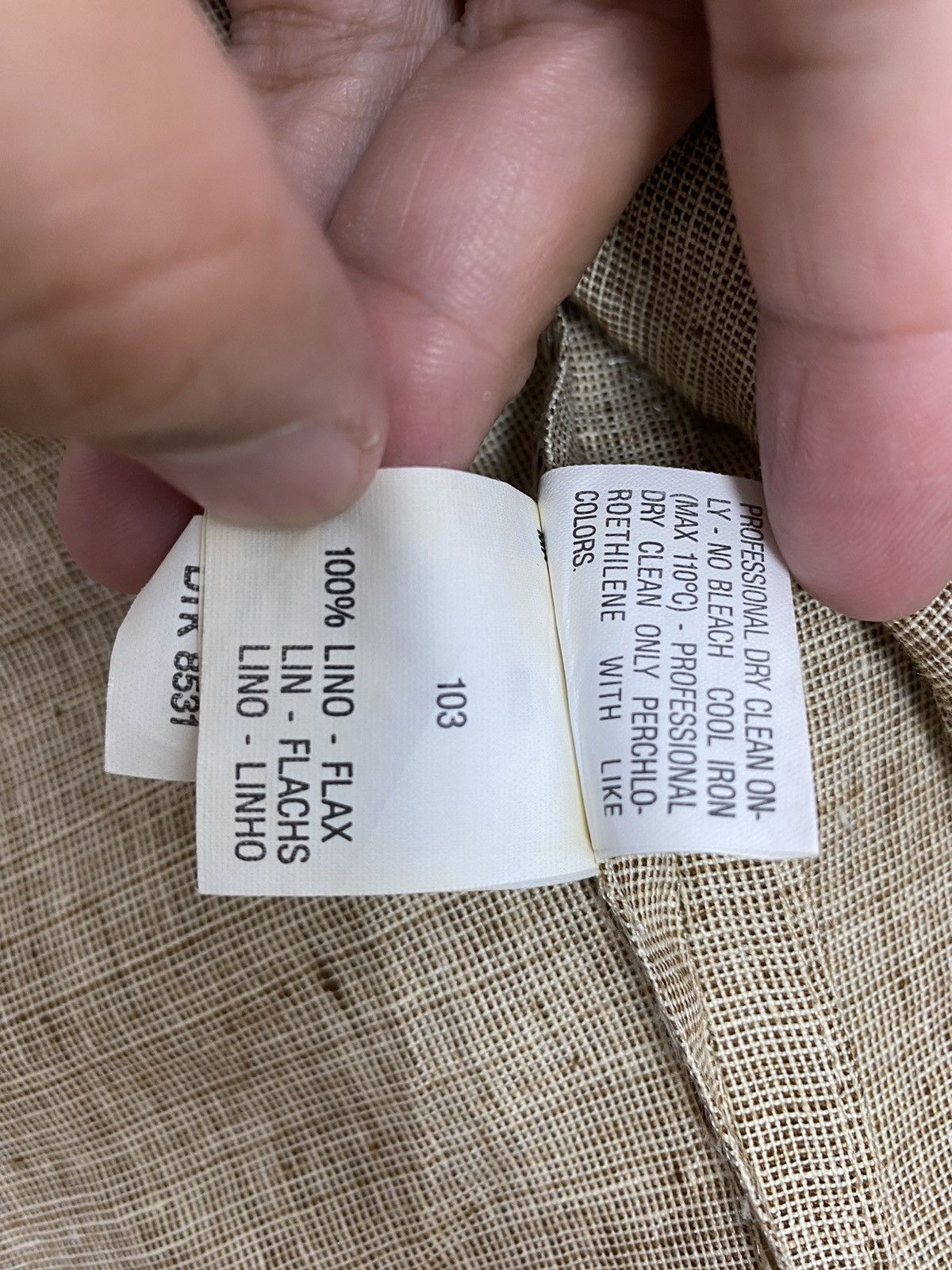 Vintage Rare‼️ Vtg Marina Rinaldi Linon Double Breasted Blazer Italy Size M / US 6-8 / IT 42-44 - 8 Thumbnail