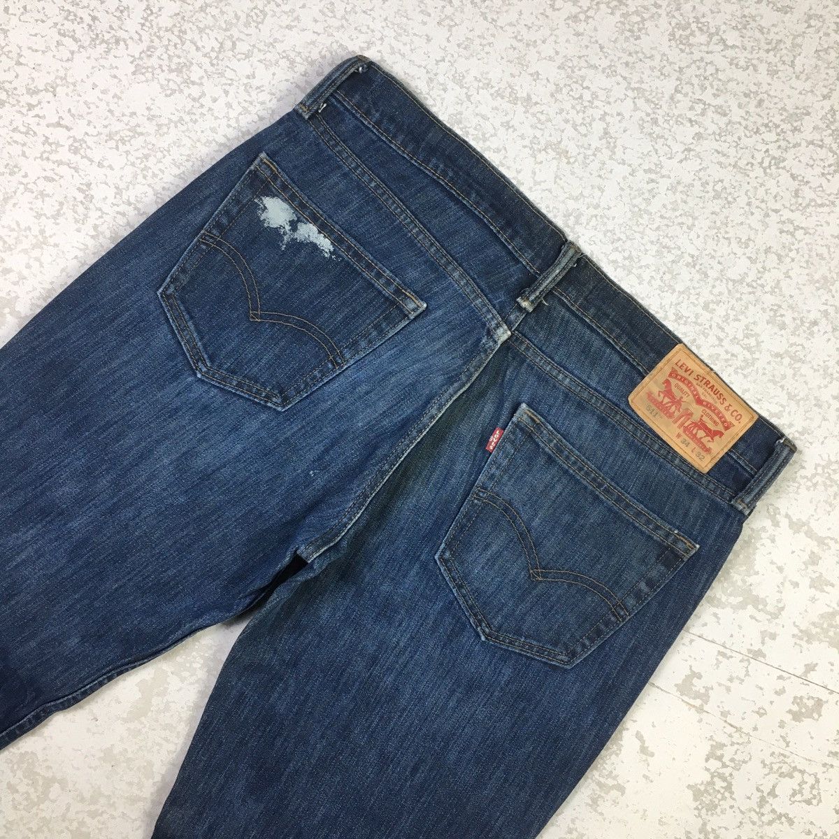 Levi's × Levi's Vintage Clothing × Vintage Levis 511 Slim Straight Blue Jeans Size US 36 / EU 52 - 6 Thumbnail