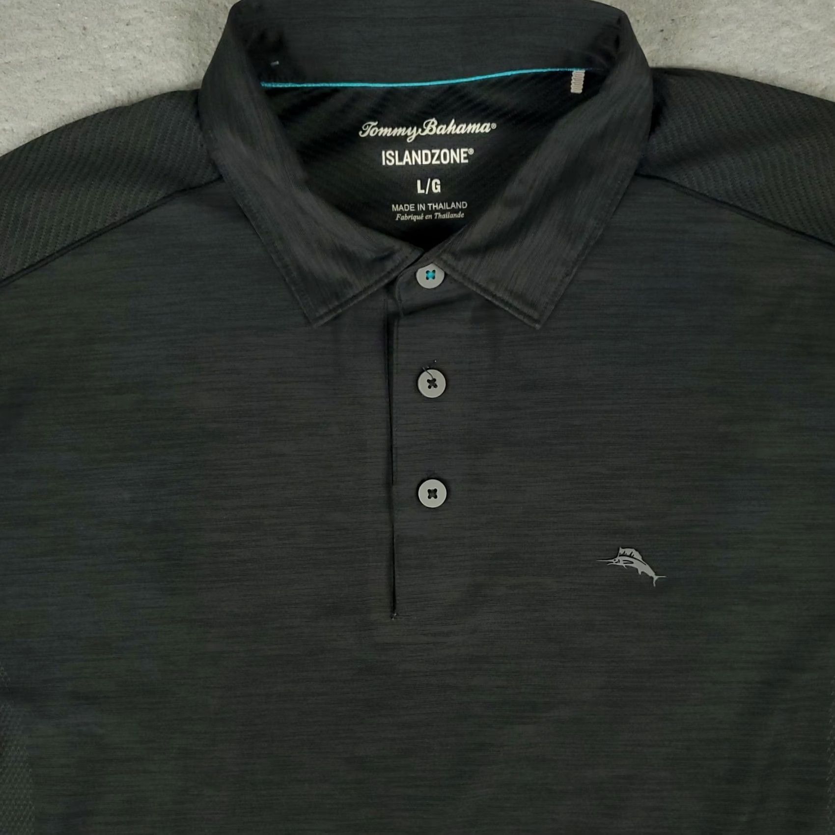 Tommy Bahama Tommy Bahama Polo Shirt Mens Large Gray Polyester Marlin Golf Short Sleeve Polo Shirt Mens Large Gray Polyester Marlin Golf Short Sleeve Size US L / EU 52-54 / 3 - 2 Thumbnail