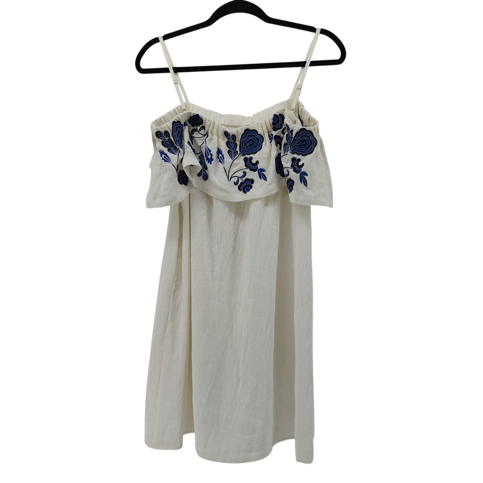 Other The Impeccable Pig White Embroidered Sz M Shoulder Capesina Size M / US 6-8 / IT 42-44 - 2 Thumbnail