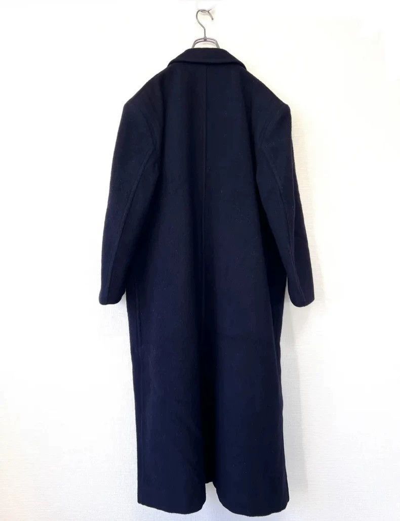 Comme des Garcons 1980s Navy Wool Coat by Comme des Garcons-2505 Size US M / EU 48-50 / 2 - 6 Thumbnail