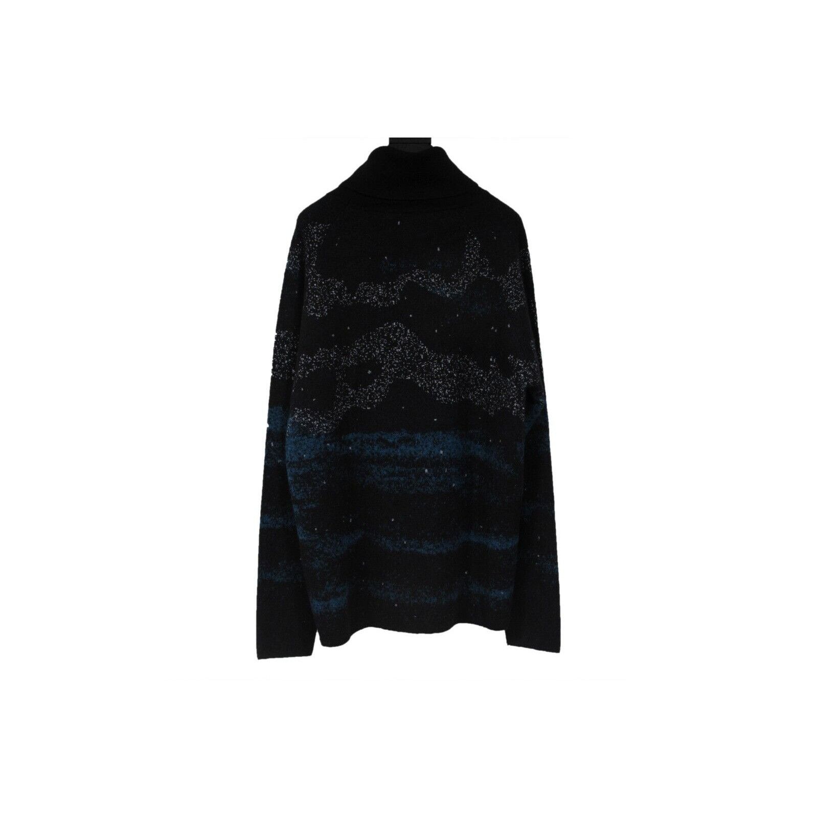 Dior Peter Doig Turtleneck Sweater Black Blue Size US XL / EU 56 / 4 - 2 Thumbnail