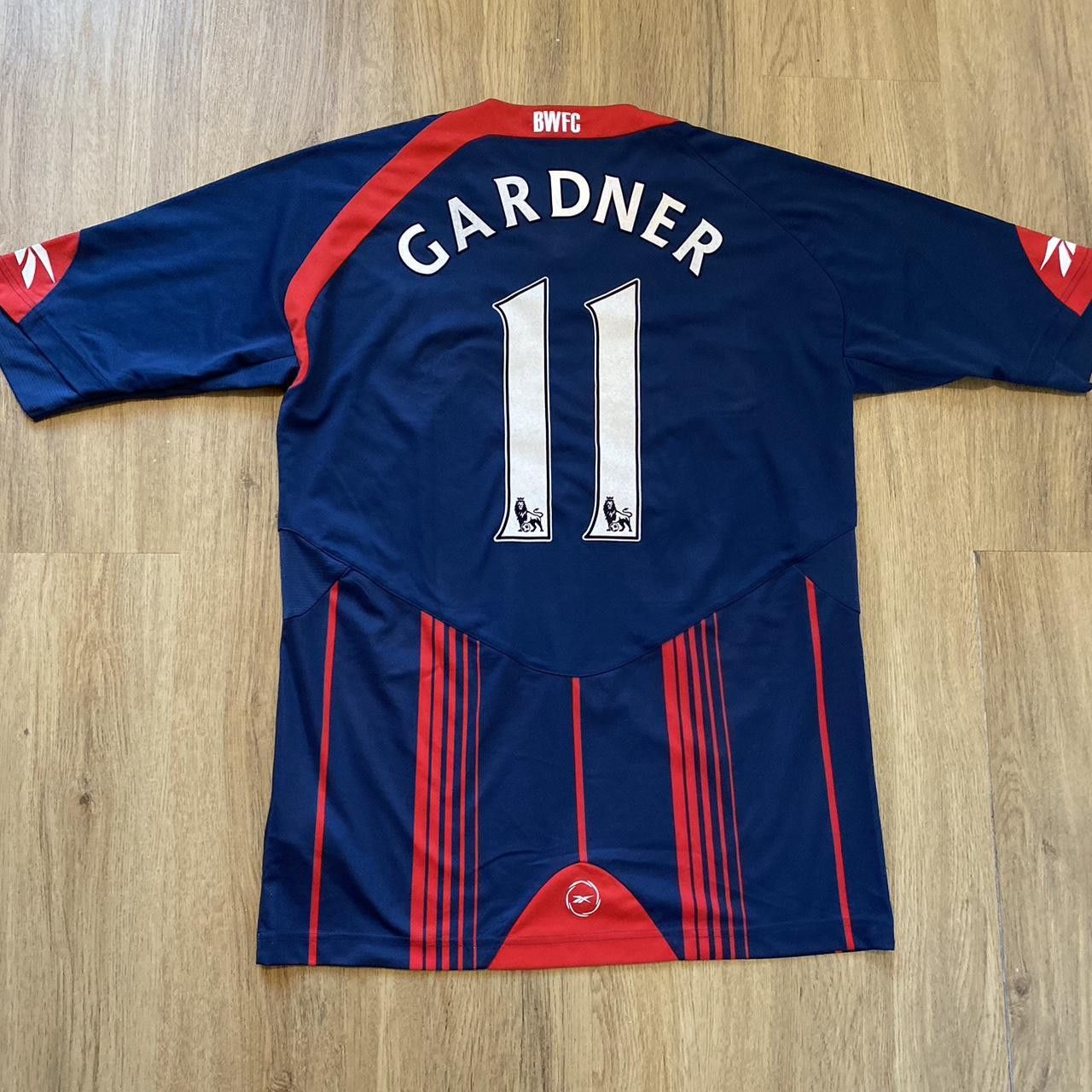 Reebok 2010-11 *11 Gardner Bolton Reebok Shirt Championship Size US XL / EU 56 / 4 - 1 Thumbnail