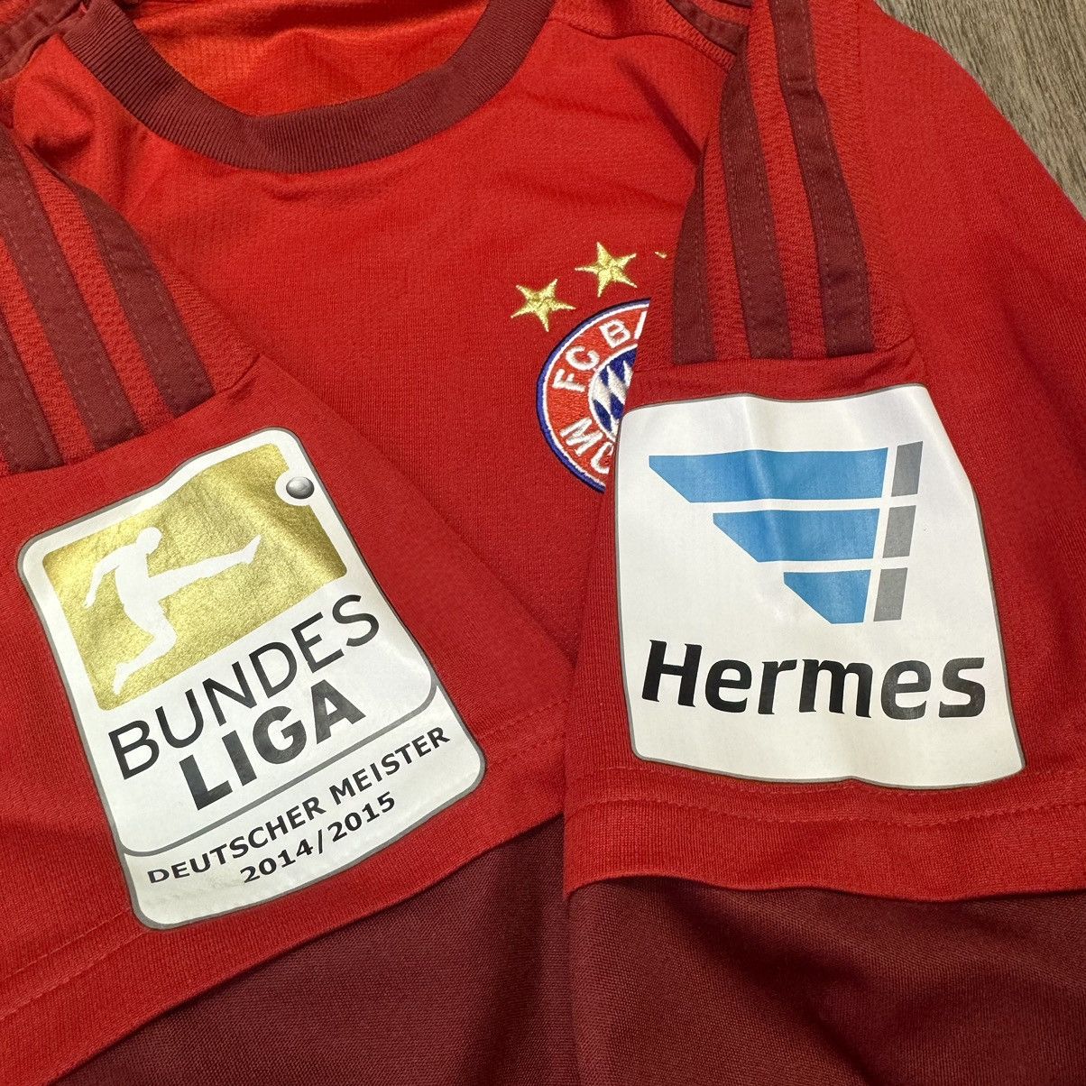 Adidas Bayern Munich 15/16 home shirt #21 Lahm Size US M / EU 48-50 / 2 - 5 Thumbnail