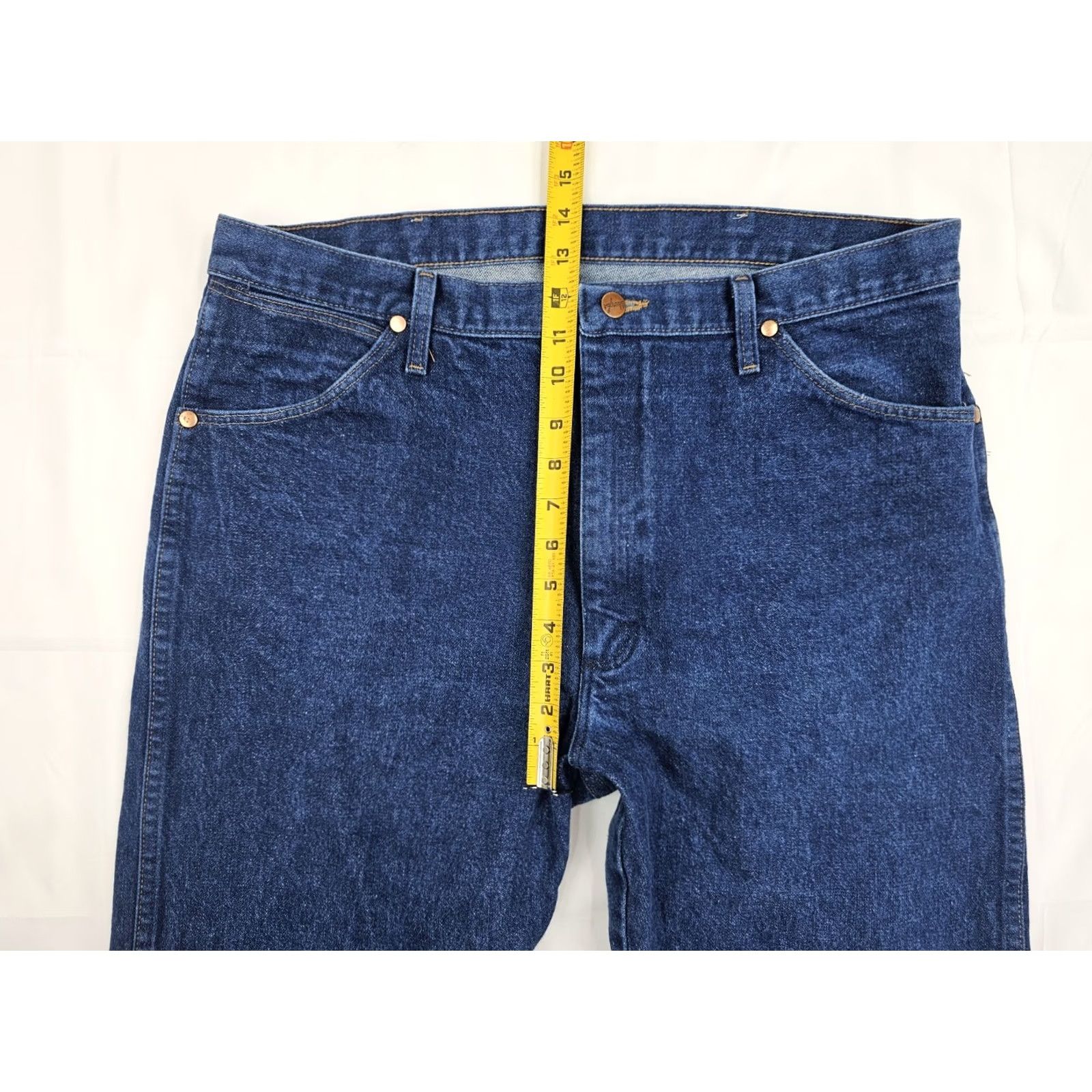 Wrangler Wrangler 13MWZ Cowboy Cut Original Fit Denim Jeans Men 36x32 Regular Blue USA Cowboy Size US 36 / EU 52 - 4 Thumbnail