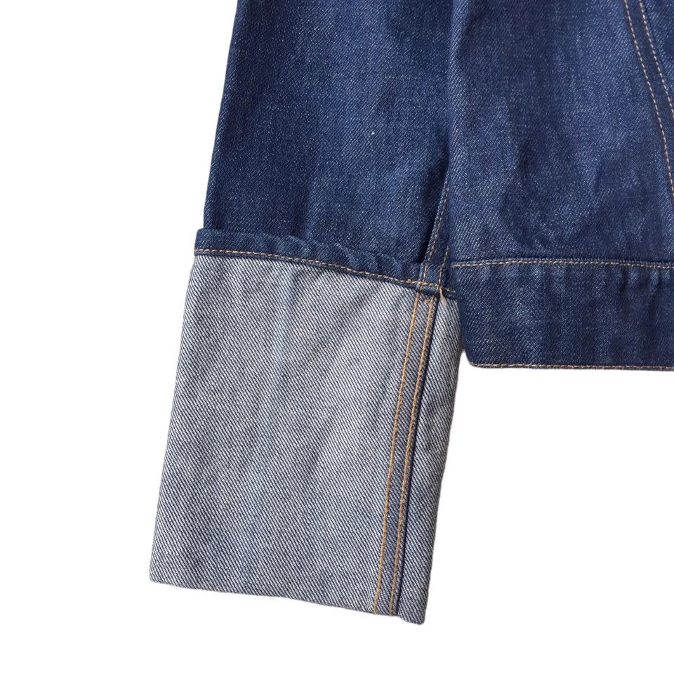 Helmut Lang HELMUT LANG 1999 Folded Sleeves Denim Jacket Women Size XS / US 0-2 / IT 36-38 - 4 Thumbnail