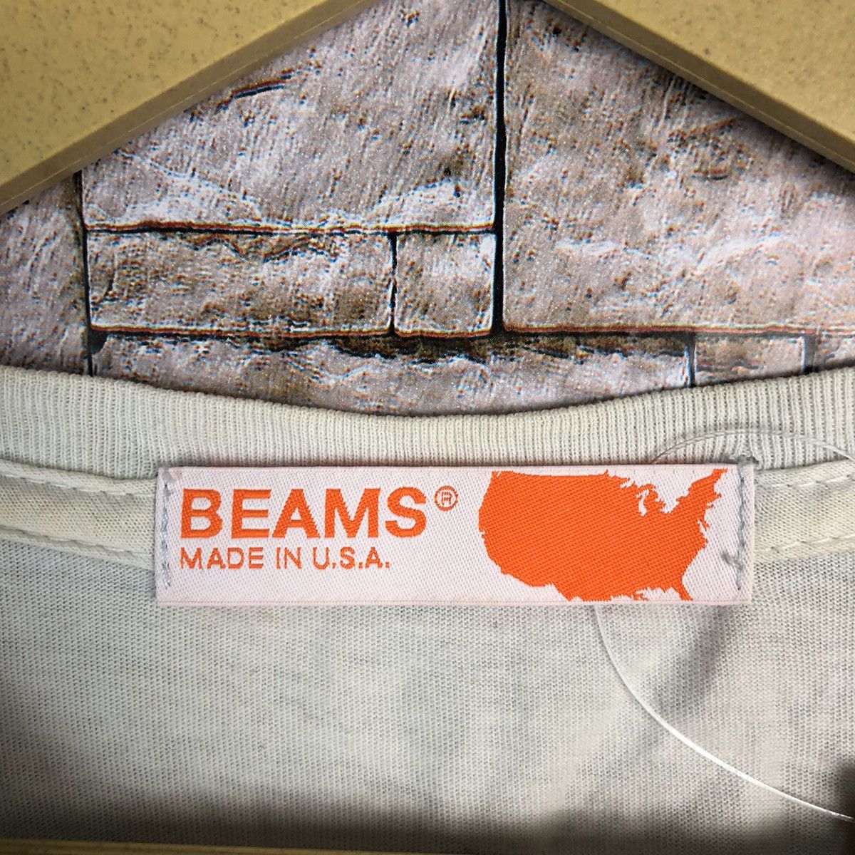 Beams Plus Bobby Doo Beans cowboy skull White Short T-Shirt #A412 Size US L / EU 52-54 / 3 - 7 Thumbnail