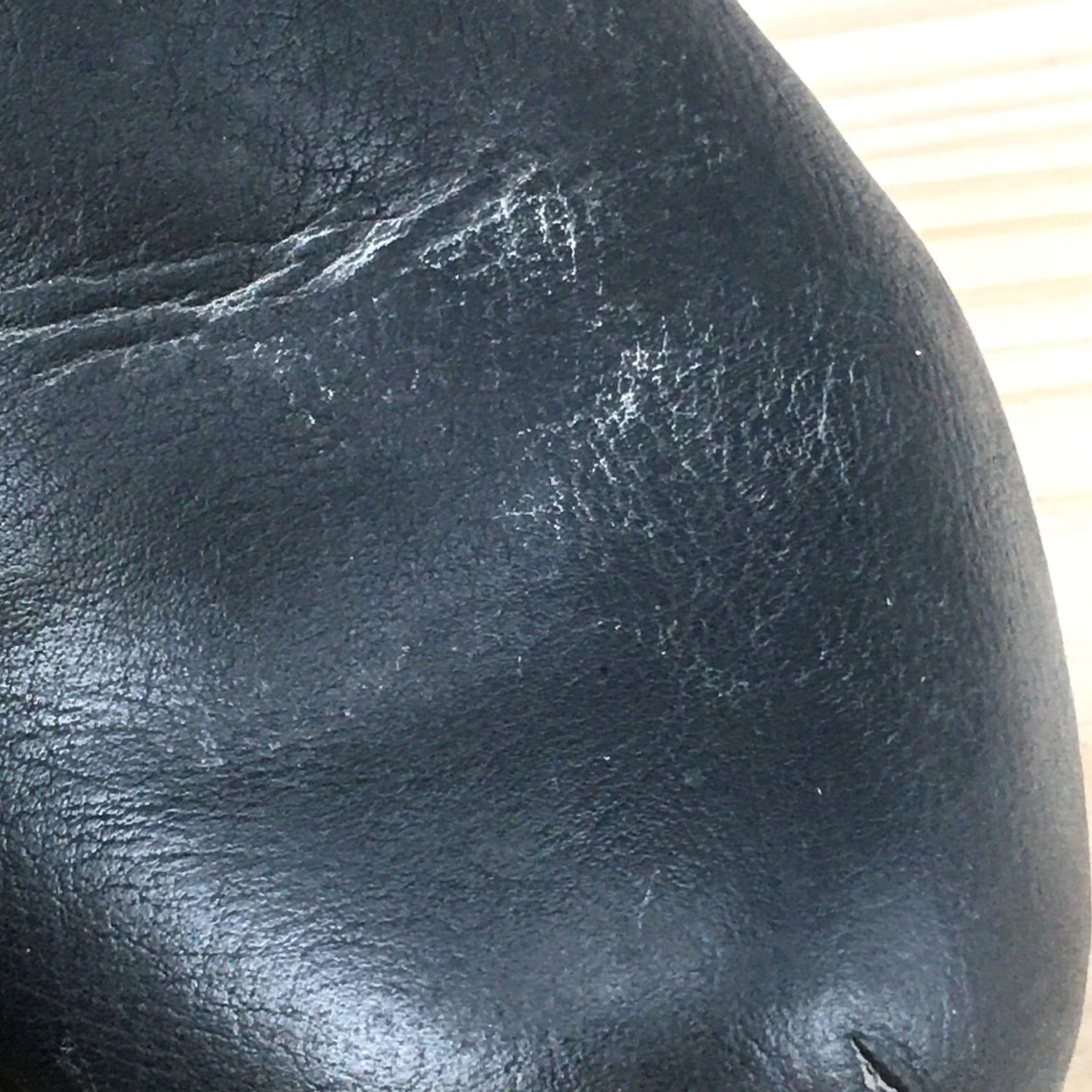 Vintage LifeStride Boots Womens 7 Wide Natalia Ankle Booties Wedge Black Faux Leather Boots Size US 7 / IT 37 - 4 Thumbnail