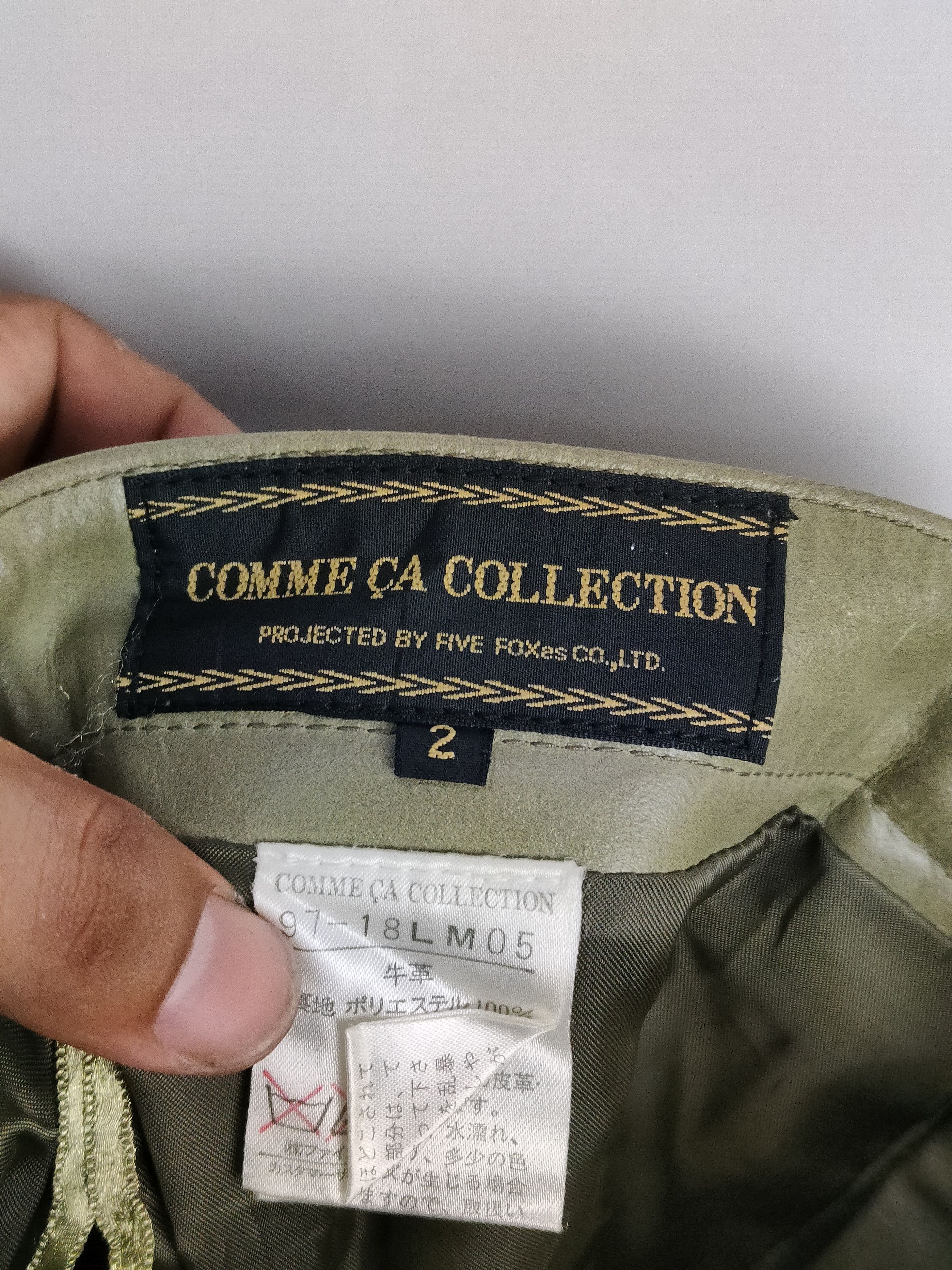 Comme Ca Ism × Japanese Brand Vintage Comme Ca Collection Leather Trouser Pant Size US 31 - 4 Thumbnail