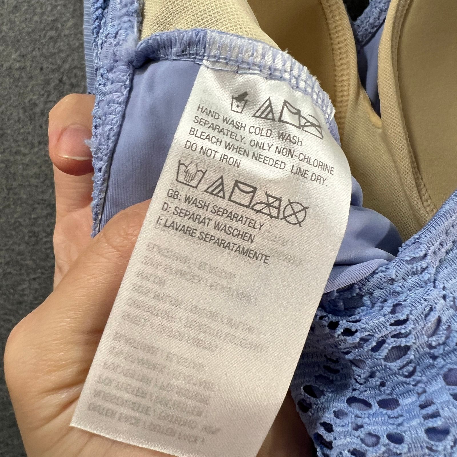 Denim & Co. Denim & Co. Beach Surplice Stretch Lace Swim Dres Size XL / US 12-14 / IT 48-50 - 7 Thumbnail