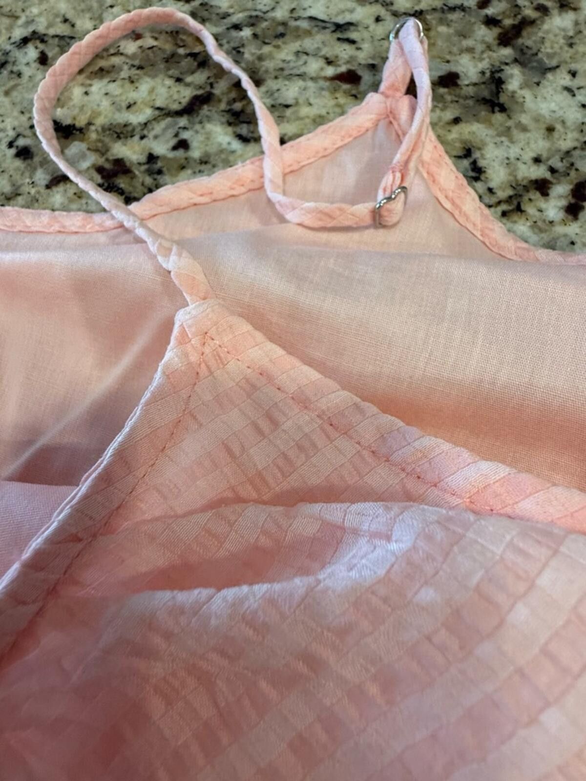 Other Banana Republic Factory pink flouncy crop tank top SZ LG Size L / US 10 / IT 46 - 5 Thumbnail