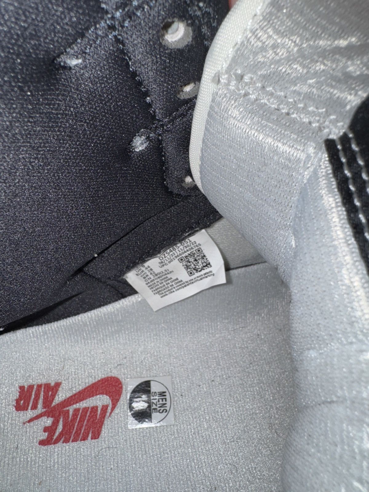 Jordan Brand × Nike Air jordan 1 retro high OG 'washed black' Size US 10 / EU 43 - 9 Thumbnail