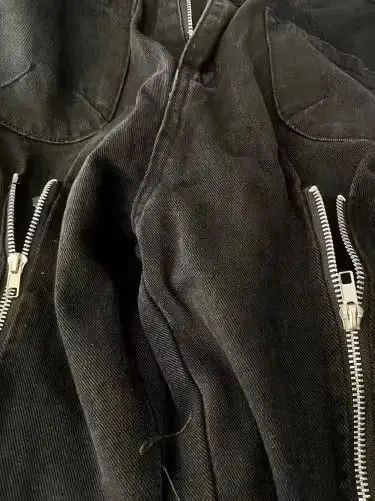 Other Low Waist Straight Open-zipper Slit Harajuku Streetwear Size US 29 - 4 Thumbnail