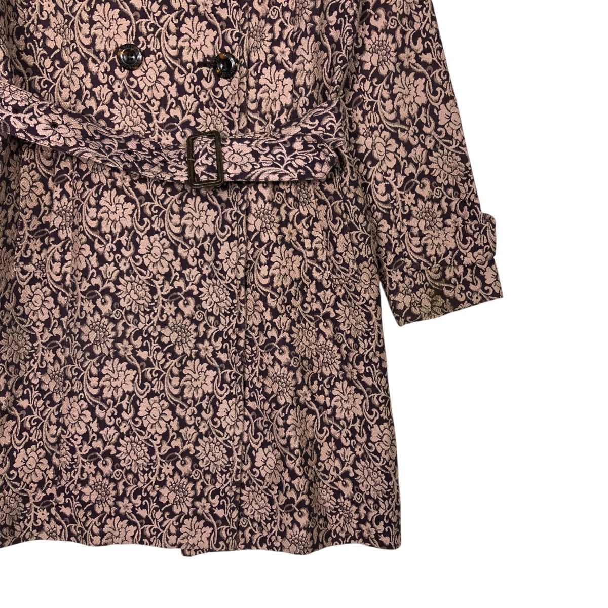 Hysteric Glamour 🔥VINTAGE LONG JACKET HYSTERIC GLAMOUR DOUBLE COLLAR FLORAL Size M / US 6-8 / IT 42-44 - 8 Thumbnail
